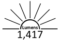 1,417 Lumens