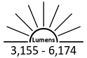 3,155 - 6,174 Lumens
