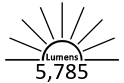 5,785 Lumens