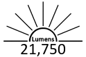 21,750 Lumens