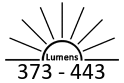 373 - 443 Lumens