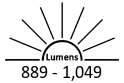 889 - 1,049 Lumens