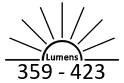 359 - 423 Lumens
