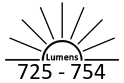 725 - 754 Lumens