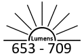 653 - 709 Lumens