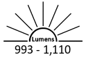 993 - 1,110 Lumens