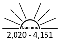2,020 - 4,151 Lumens