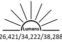 26,421 / 34,222 / 38,288 Lumens