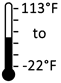 -22F To 113F Operating Temperature