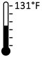 131F maximum operating temperature