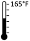 165F maximum case temperature