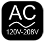 120-208V AC