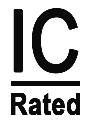Rated for direct contact with insulation