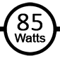 Uses 85 watts