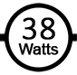 Uses 38 watts