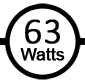 Uses 63 watts
