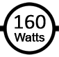 Uses 160 watts
