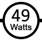 Uses 49 watts