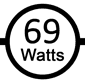 Uses 69 watts