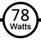 Uses 78 watts