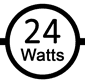 Uses 24 watts