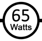 Uses 65 watts