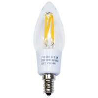 3.5 Watt - 350 Lumens 2700K - 80 CRI - Clear Candelabra Base B11 Filament LED H&amp;H Industries