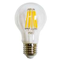 5.5 Watt - 550 Lumens 2700K - A19 Filament LED 80 CRI - Clear - Dimmable H&amp;amp;H Lighting