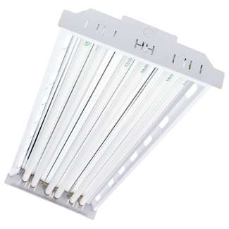 6 bulb t8 fluorescent fixture