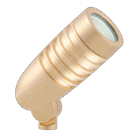 5 Watt - 299 Lumens 5000K - LED - 100-240V Brass - 4H x 4V Landscape Floodlight RAB Lighting