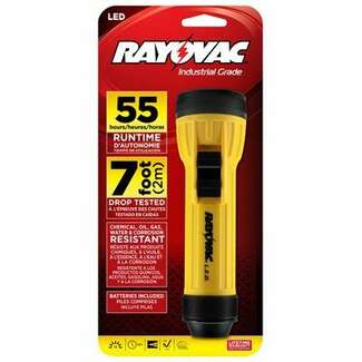 Rayovac LED-Taschenlampe, 3 Stück, Gummigriff-Blitzlicht-Set mit Batterien  im Lieferumfang enthalten – perfekt für Stromausfälle, Notsituationen