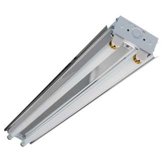4 Foot 2 F32T8 Fluorescent Watt-Hawk Strip Fixture