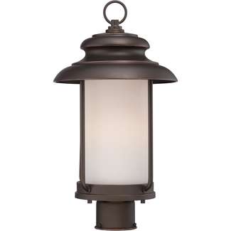 18" - LED - 3000K 10.5 Watt - 830 Lumens LED Lamp Included Mahogany Bronze Finish Nuvo Lighting