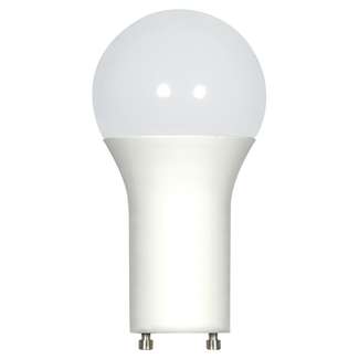 9.8 Watt - 800 Lumens 2700K - A19 LED - GU24 80 CRI - Dimmable Satco Lighting
