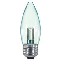 1.4 Watt - Medium Base 2700K - B11 LED 80 CRI - Clear - Non-Dimmable Satco Lighting