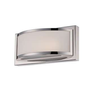 Light Wall Mounted LED Wall Scone in Polished Nickel Finish