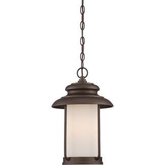16" - LED - 2700K 9.8 Watt - 810 Lumens LED Lamp Included Mahogany Bronze Finish Nuvo Lighting