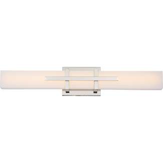 24" - LED - 3000K 26 Watt - 2,080 Lumens Polished Nickel Finish White Acrylic Lens Nuvo Lighting