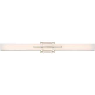 36" - LED - 3000K 39 Watt - 3,120 Lumens Polished Nickel Finish White Acrylic Lens Nuvo Lighting