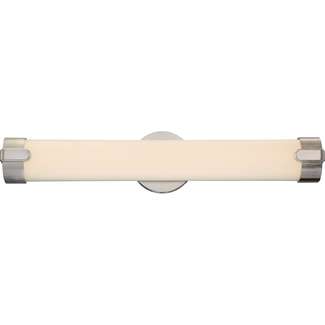24&quot; - LED - 3000K 26 Watt - 2,080 Lumens Brushed Nickel Finish White Acrylic Lens Nuvo Lighting
