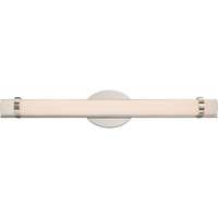 24&quot; - LED - 3000K 26 Watt - 2,080 Lumens Polished Nickel Finish White Acrylic Lens Nuvo Lighting