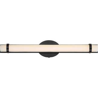 24" - LED - 3000K 26 Watt - 2,080 Lumens Aged Bronze Finish White Acrylic Lens Nuvo Lighting
