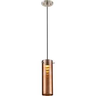 3" - LED - 3000K 12 Watt - 950 Lumens Copper Glass Brushed Nickel Finish Nuvo Lighting