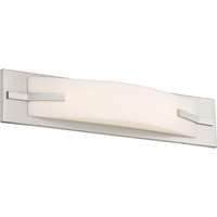 20" - LED - 3000K 13 Watt - 1,040 Lumens Brushed Nickel Finish White Acrylic Diffuser Nuvo Lighting