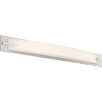 43" - LED - 3000K 39 Watt - 3,120 Lumens Brushed Nickel Finish White Acrylic Diffuser Nuvo Lighting