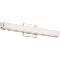 25" - LED - 3000K 26 Watt - 2,080 Lumens Polished Nickel Finish White Acrylic Diffuser Nuvo Lighting