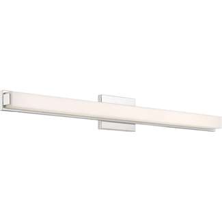 36" - LED - 3000K 39 Watt - 3,120 Lumens Polished Nickel Finish White Acrylic Diffuser Nuvo Lighting