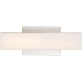 12" - LED - 3000K 13 Watt - 910 Lumens Brushed Nickel Finish White Acrylic Lens Nuvo Lighting