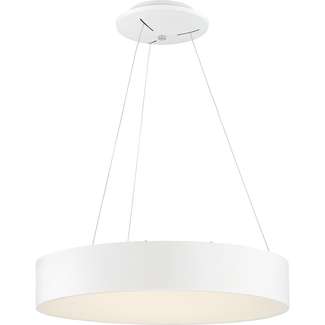 18" - LED - 3000K 20 Watt - 1,300 Lumens White Finish Nuvo Lighting