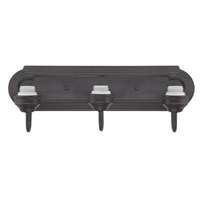 Three-Light Indoor Wall Fixture Oil Rubbed Bronze Finish